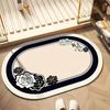 Alfombrilla de Piso Xiaoxiangfeng de Barro de Diatomeas Absorbente de Agua Antideslizante para Baño, Inodoro, Entrada Alfombra Resistente a Manchas y al Desgaste