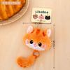 Colgante de Muñeco para Animales Pequeños Original Tengyi Colgante Lindo de Cola Pequeña Llavero Corazón de Chica Colgante Decorativo para Bolso
