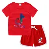 Conjunto de Camiseta de Manga Corta Redonda y Shorts de Verano para Niños 2026 Estilo Coreano Casual Absorbente de Sudor Color Caramelo Sudadera para Bebé