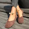 Otoño 2026 Comercio Exterior Talla Grande Zapatos Planos Casuales Cómodos Versátiles Estilo Coreano para Mujer Talla Única para Todos Zapatos de Talla Grande para Mujer
