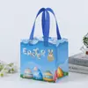 Bolsas de Páscoa Transfronteiriças em Estoque para Caças aos Ovos e Festas, Sacolas de Presente Reutilizáveis, Sacolas de Tecido Não Tecido Laminado