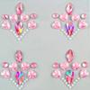 Pegatinas de Cejas de Princesa para Niños, Estilo Antiguo Impermeables, Pegatinas de Frente Han Dynasty de Larga Duración para Mujeres, Pegatinas de Cejas Pintadas para Maquillaje Facial