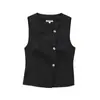 Atacado de Moda Feminina Transfronteiriça Verão 2025 Tops Casuais Mistos Estilo Colete com Cintos e Calças de Pernas Largas Moda Casual Conjuntos