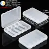 Caja de Almacenamiento de Tapones para los Oídos de Esponja, Mini Caja para Pendientes, Caja de Plástico para Auriculares, Caja Cuadrada Pequeña, Caja Redonda Pequeña, Caja de Embalaje para Tapones para los Oídos de 5 Compartimentos