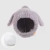 Chapéu de bebê estilo coreano, novo chapéu de inverno 2025 fofo estilo ins com abafadores de ouvido para bebê, chapéu de lã infantil atacado