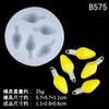 Molde de Silicona Forma de Bombilla Mini Tamaño Luz Eléctrica Pegatina para Refrigerador Molde para Hornear Decorativo de Pastel Plegable Chocolate