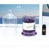 Set de Regalo de Aromaterapia con Piedra Difusora Incluye Aceite Esencial Natural de Artemisa sin Llama, Fragancia de Larga Duración, Piedra de Cristal de Alta Calidad