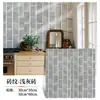 Paneles de pared autoadhesivos, pegatinas de pared tipo azulejo con aspecto de mármol, revestimiento de pared impermeable y a prueba de humedad para baños, paneles de aluminio y plástico para ocultar imperfecciones
