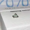 Coleção de Unhas de Osso de Ouvido de Aço Titânio Verde Menta Transparente Pequenas Frescas Microcravejadas com Zircônia Doces Brincos de Trevo de Quatro Folhas