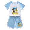 Ropa para niños Equipo Wang Wang Camiseta de manga corta de verano 2022 nueva para niños y bebés, camiseta casual fina