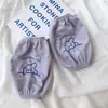 Otoño e invierno Nuevo lindo caricatura estudiante manguito protector estilo coreano anti-manchas felpa corto celebridad de internet anti-suciedad manguito protector ins moda