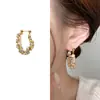 Pendientes de dos piezas estilo francés con borlas y circonitas para mujer con rostro cuadrado y redondo, Pendientes estilo festivo, Pendientes de lujo ligero y de alta gama