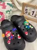 Tamancos Estrela do Mar Azul Concha Acessórios DIY Flor de Sapato Estéreo de Alta Qualidade Fivela de Sapato Decoração Removível