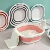 Bacia Dobrável Portátil, Bacia Dobrável para Viagem, Uso ao Ar Livre, Bacia para Bebê, Bacia Grande de Plástico para Casa, Bacia para Dormitório Estudantil