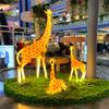 Escultura de Luz LED con Forma de Jirafa Luz Animal Frp Lámpara de Forma de Festival Luz de Árbol LED Iluminación Exterior