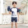 Novo Roupa de Banho Infantil para Meninos e Meninas Dividida Secagem Rápida Profissional Roupa de Banho Fato com Proteção Solar para Crianças Maiores e Meninas