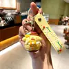 Nuevo Llavero de Muñeca Kuromi de Sanrio para la Temporada de Flores, Lindo y Delicado Colgante para Mochila Escolar, Pequeño Regalo de una Máquina de Garra