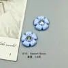 Nuevos Accesorios de Resina de Flor de Cinco Pétalos Accesorios para Llavero Pinza para el Cabello Funda para Teléfono Caja de Crocs Decoraciones de Empaque Adornos Venta al por Mayor
