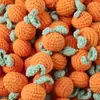 Suceden Cosas Buenas Caqui Girasol Naranja Melocotón Lana Colgante Creativo Tejido a Mano DIY Colgante para Llavero