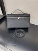 2025 nuevo cuero de primera capa LP19 lonchera mini bolso cuadrado pequeño portátil al hombro diagonal bolso de mujer bolso de cuero venta al por mayor