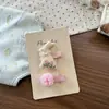 Nuevo Clip para el Cabello de Niña con Lazo de Perla Texturizada, Pinza Lateral de Tela, Pinza para el Flequillo, Accesorio Versátil para el Cabello de Niñas