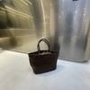 Bolso para Mujer 2026 Nuevo Color de Moda Bloqueo de Color Retro Tejido Cesta Bolso Tote Gran Capacidad Bolso Tote con Neceser a Juego