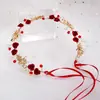 Acessórios de cabelo de noiva mais vendidos transfronteiriços, tiara de flor de pérola, pente de cabelo feito à mão, conjunto de grampos e palitos de cabelo para fotografia de viagem de casamento