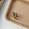 Novo Anel Cruzado Minimalista de Camada Dupla para Mulheres, Moda Vintage Versátil Elegante Anel Aberto, Anel para Dedo Indicador para Mulheres