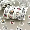 Pegatinas de Rollito de Capibara Pequeño, Populares en Xiaohongshu, Estilo de Dibujos Animados Lindo, Mismo Estilo que los Estudiantes, Decoración de Alto Valor para Diarios y Sellado