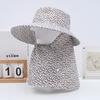 Sombrero para el sol, nuevo sombrero de verano para mujer, para recoger té, sombrero para el sol, cubrebocas, máscara de cuello, sombrero de chal de ala grande, sombrero para el sol