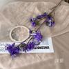 Casamento flor artificial Xifu Begonia flor artificial Nova flor de maçã Azul Roxo Casamento estrada chumbo flor fileira decoração adereços
