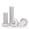 Tornillos de Cabeza Semiredonda con Cavidad Hexagonal de Aleación de Aluminio 6061 Tornillos de Cabeza Redonda tipo Copa, Cabeza Redonda, Cabeza de Hongo de Aluminio M3M4M5M6