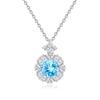Colgante Baolita Color Natural Explosivo Plata Esterlina s925 Collar para Mujer Sentido del Diseño Avanzado Cadena Clavícula Exclusivo Transfronterizo para Mujer