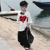 Ropa Infantil Conjunto de Verano de Manga Corta para Niños 2026 Nuevo Estilo de Verano para Niños Mayores, Delgado y Fresco, Elegante y Moderno