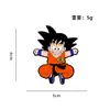 Broche de Aleación Periférico de Dragon Ball Creativo Anime Goku Decoración de Mochila Escolar Personaje de Dibujos Animados Japonés Insignia de Imitación de Esmalte