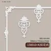Flor de esquina de PU línea decorativa francesa aplique línea de estuco de imitación estilo europeo fondo de pared relieve tridimensional flor decorativa tallada