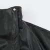 Moda Femenina Transfronteriza AliExpress 2026 Estilo Europeo y Americano Chaqueta Casual Efecto Piel F612806