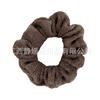Anel de cabelo de cor sólida para cabelo grosso, anel de cabelo elástico, acessórios de cabelo europeus e americanos, corda para adorno de cabeça, fabricantes, lote à vista