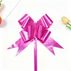 Nuevo 45# Color Liso Lazo Grande Flor Tirada a Mano Decoración de Coche de Boda Flores Frescas Empaque de Regalo para Festival Color Sólido