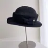 Sombrero Bombín Estilo Hepburn para Mujer Verano Transpirable Versátil Adelgazante Facial Tejido Retro Protección Solar Sombrero de Pescador Moderno