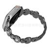 Adecuado para Apple watch pulsera de metal de aleación de zinc con diamantes iwatch S9 Calabaza de diamantes correa para Apple watch