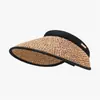 Visera de Verano Estilo Coreano para Mujer, Ala Ancha, Protección UV, Sombrilla, Sombrero de Sol Dulce y Casual para Salidas