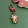 Nuevo Llavero de Resina de Santa Claus Hombre de Jengibre Lindo Alce Muñeco de Nieve Colgante para Mochila Escolar Regalo de Navidad