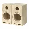 Altavoces de audio para coche de 4 pulgadas 5 pulgadas 6.5 pulgadas 8 pulgadas caja vacía para altavoz caja de madera maciza de dos vías caja de madera para altavoz de casa