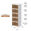 Gabinete de Almacenamiento Popular para el Hogar Plegable Ropero para Niños Gabinete de Almacenamiento con Ruedas Snacks Juguetes Ropa Gabinete de Almacenamiento de Ropa