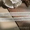 Em estoque Novo Lolita Bordado Solúvel Em Água Lace Leite Seda Único Lado Flor Onda Lace Lace Código De Barras