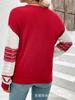Suéter de estilo nicho transfronterizo europeo y americano para mujer, nuevo estilo de primavera y otoño, estilo maduro ligero, holgado y adelgazante, top jersey de punto de color sólido