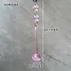 Cortina de Cuentas Colgantes de Cristal Cortina de Puerta Decoración Cadena de Cuentas para Boda Bola de Cristal con Cuentas Tira Larga de Iluminación Accesorios DIY
