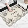 Alfombra Antideslizante para Baño, Felpudo de Entrada, Alfombrilla Absorbente para Puerta de Baño, Alfombra para Dormitorio del Hogar, Felpudo Antideslizante para Baño