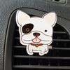 Decoração de Aromaterapia para Saída de Ar do Carro Acrílico Gato da Sorte Desenho Cachorrinho Decoração para Saída de Ar do Carro Clipe de Perfume